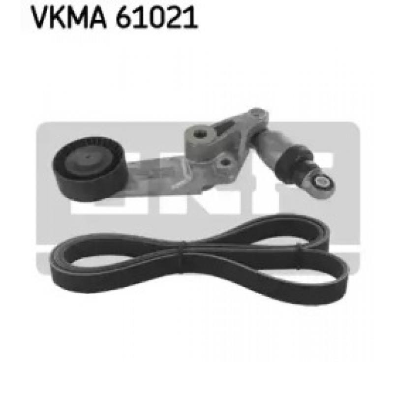 VKMA 61021 SKF Комплект доріжкового ремня (ролик, ремінь)